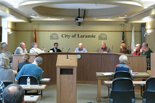 LaramieCityCouncil Laramie City Council during a regular session.