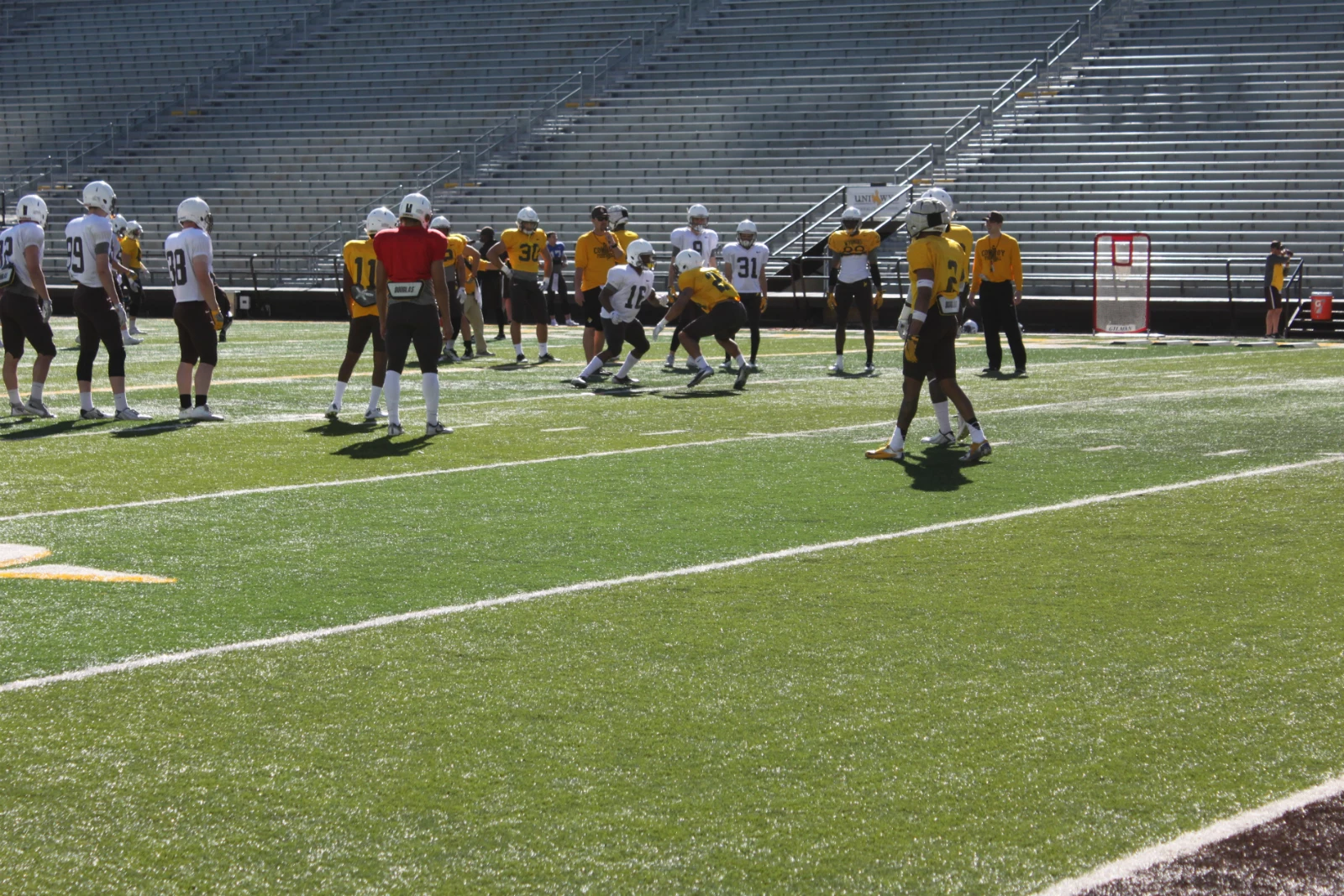 Wyoming Cowboys Spring Football practice